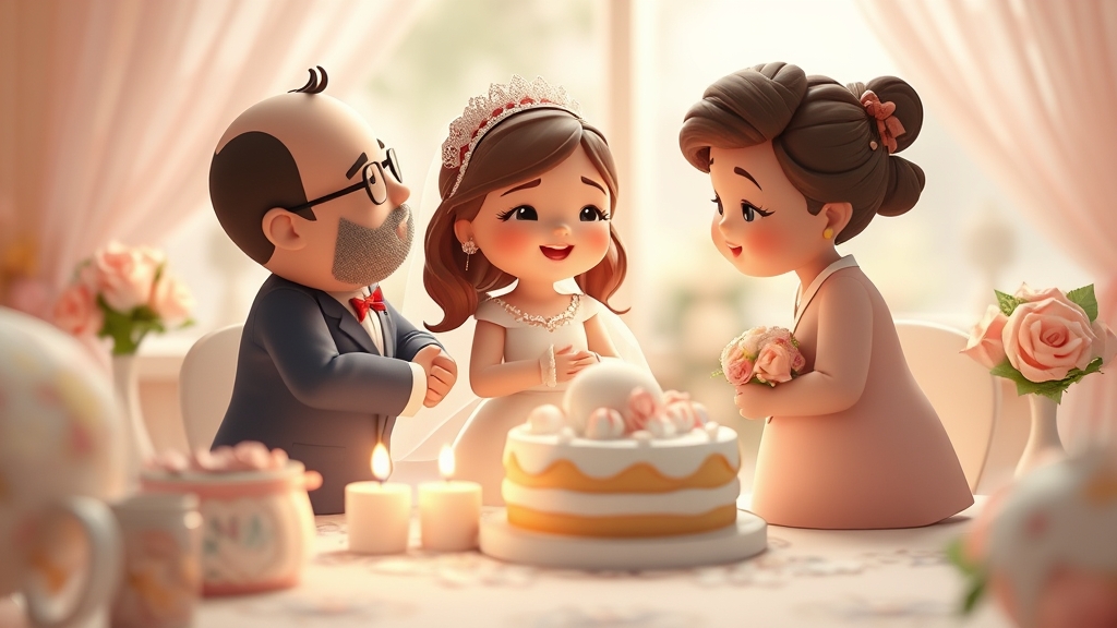 Ilustrație editorială 3D despre ce include un pachet foto-video bun pentru nuntă: pași simpli